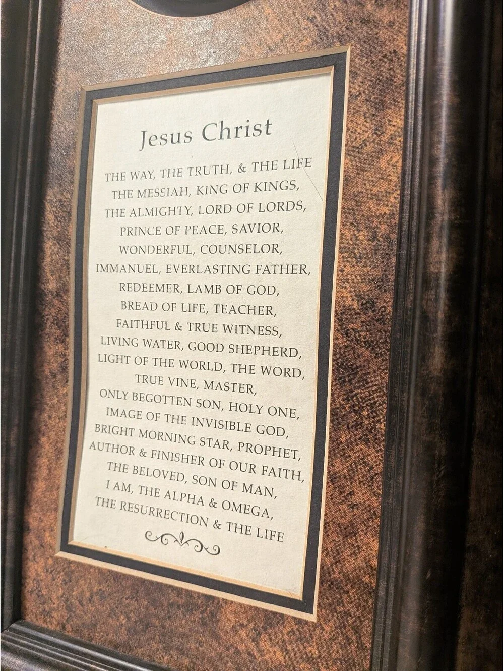 Decorative Religious Wall Clock Jesus The Way, the Truth, & the Life Working